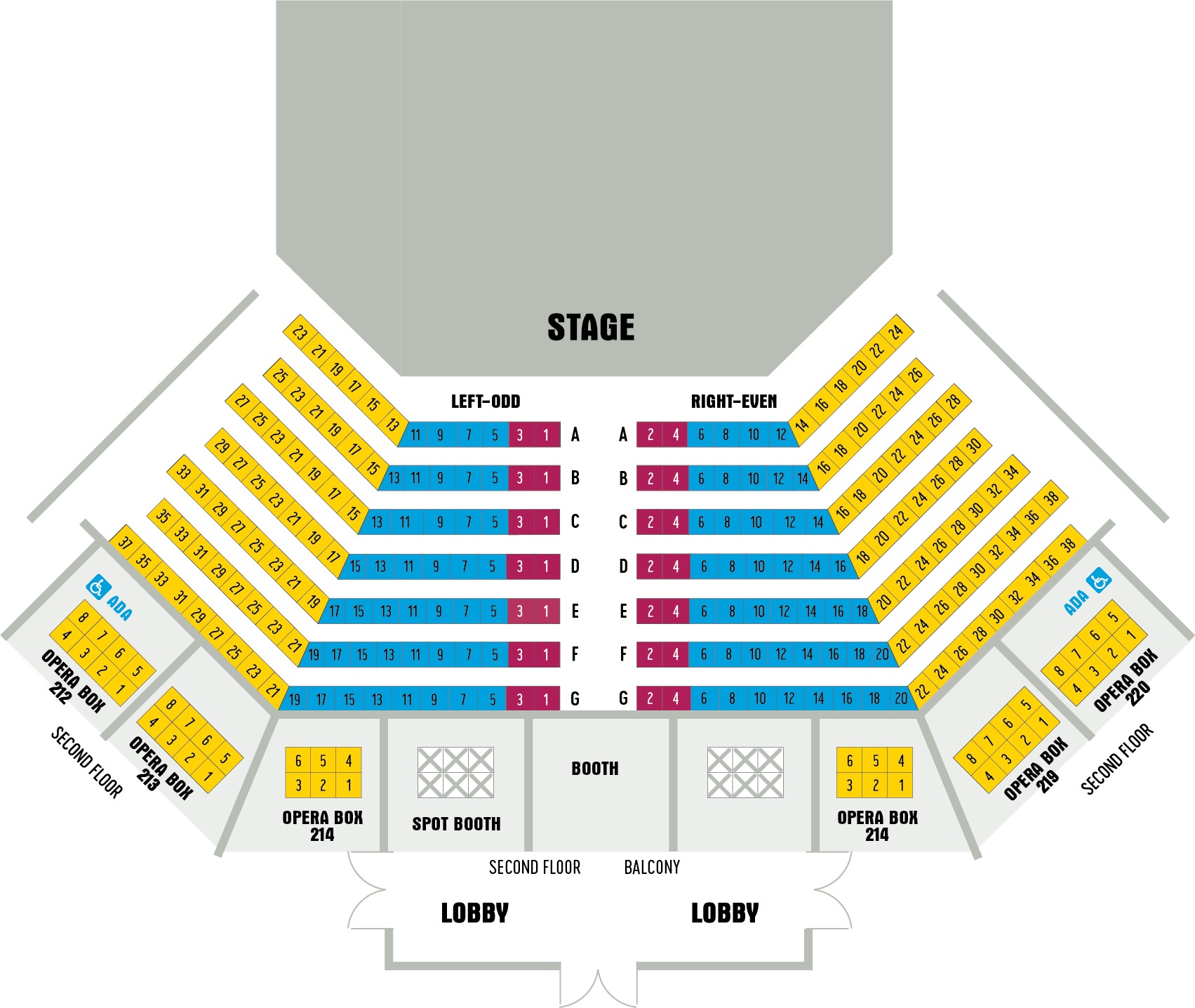 Equity Musical Theater Florida Seating Chart